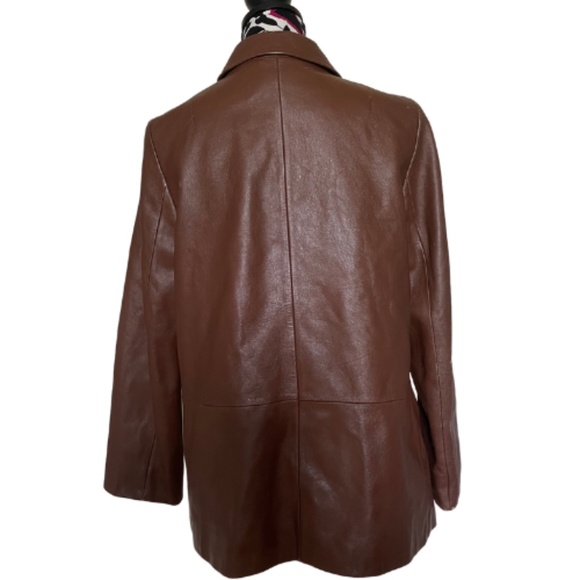 Vintage Kerra Brown Leather Jacket - Picture 2 of 2